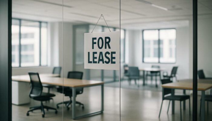 Real estate options for an office space